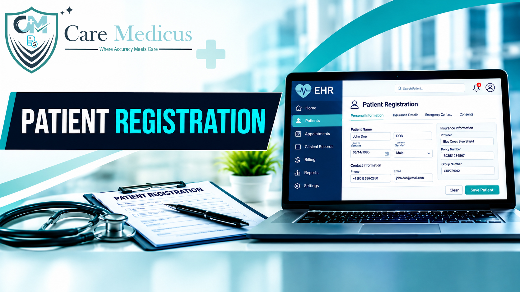 medical billing services for small practices patient registration